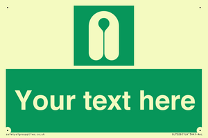 Custom sign safe condition Lifejacket